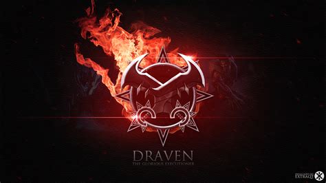 Draven Axe - LoLWallpapers