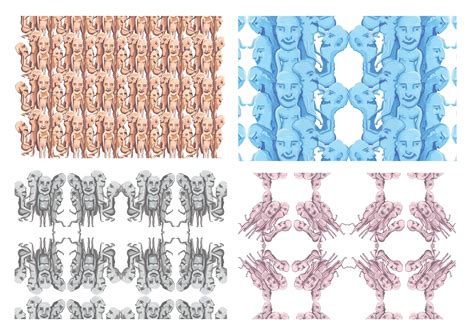 pattern for textile on Behance