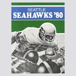 1980 Seattle Seahawks Artwork: Poster