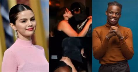 Fans react as Selena Gomez kisses Rema after US stage performance