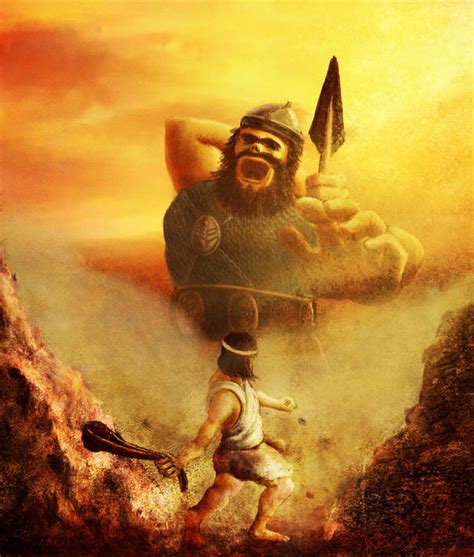 David vs Goliath by Androgs on DeviantArt