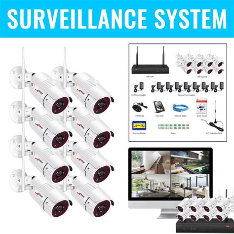 Buy 1080P 8CH NVR Audio Record Outdoor Night Vision Camera Video ...