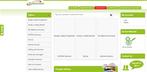 How Safaricom has improved on customer care through self-care services ...