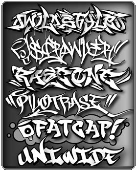 Graffitie: Graffiti Font Photoshop