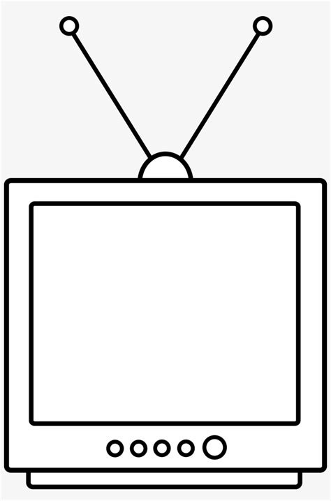 Watch Television Clipart Black And White - Micronica68