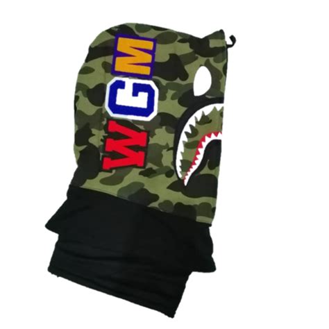 Bape Shark Face Mask by Youbetterfly