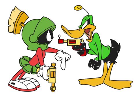 Duck Dodgers and Marvin Recolored by marvincmf on DeviantArt