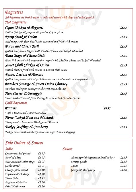 The Stag At Walton menù, Warrington - Main Menu | Sluurpy