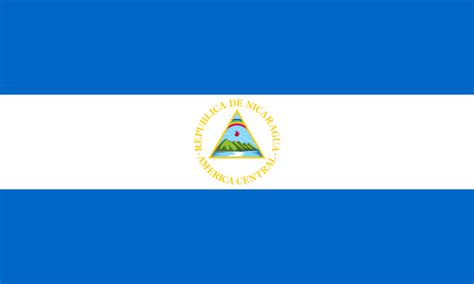 Brasões - Escudos - Bandeiras: NICARÁGUA ' Brasão de Armas e Bandeira