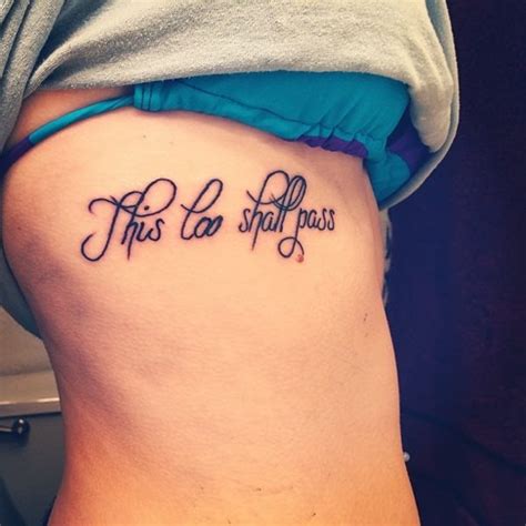 25+ This Too Shall Pass Tattoo Designs That Are Hauntingly beautiful