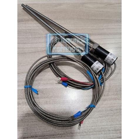 Jual THERMOCOUPLE PT100 1/2" x 200MM | Shopee Indonesia