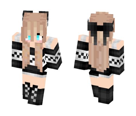 Download Cute Wolf Girl Minecraft Skin for Free. SuperMinecraftSkins