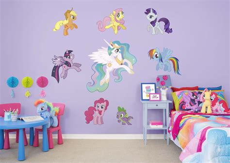 My Little Pony Collection Fathead Wall Decal | Kids room wall decals, My little pony bedroom ...