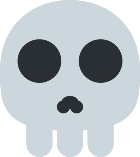 "skull" Emoji - Download for free – Iconduck