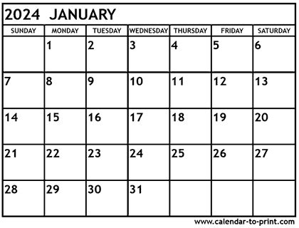 2024 Printable Monthly Calendar Free - Dody Nadine