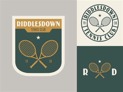 Riddlesdown Tennis Club Logo | Tennis clubs, Tennis, Club design