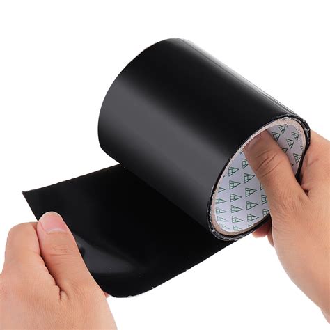 150x30cm pvc black/white super fix strong waterproof adhesive tape pipe repair tape self fixable ...