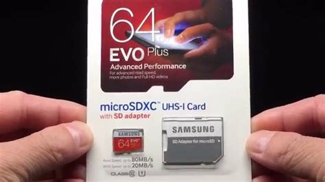 SAMSUNG 64GB MICRO SD MEMORY CARD EVO CLASS 10 evo plus+with adaptor+10 Yr Wrnty