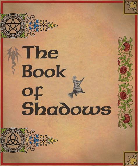 Book of Shadows cover page 1 by Sandgroan on DeviantArt