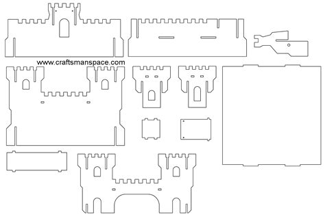 Toy castle plan | CRAFTSMANSPACE