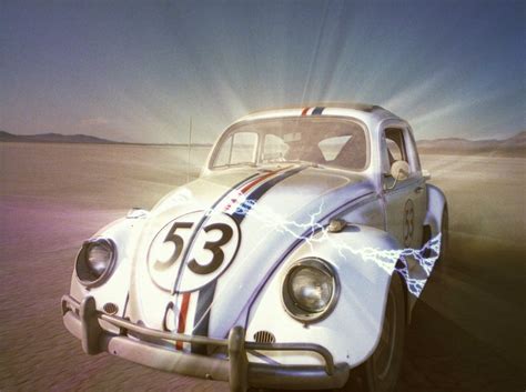 Herbie 53 in the desert - Herbie The Love Bug