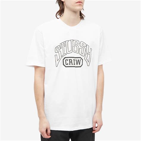 Stussy Stussy Crew T-Shirt White | END.