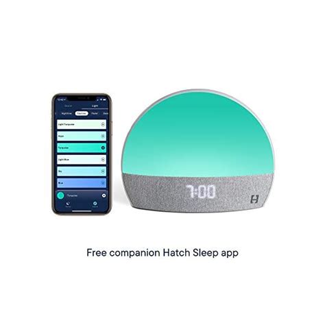 Hatch Restore - Sound Machine, Smart Light, Personal Sleep Routine, Bedside Reading Light, Wind ...