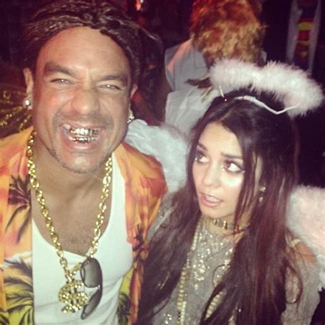 Vanessa Hudgens looked angelic for Halloween, making a funny face at | Celebrity Instagram ...