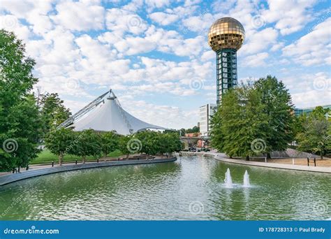 Sunsphere at World`s Fair Park in Downtown Knoxville, Tennessee ...