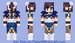 Chun-Li - Street Fighter Minecraft Skin