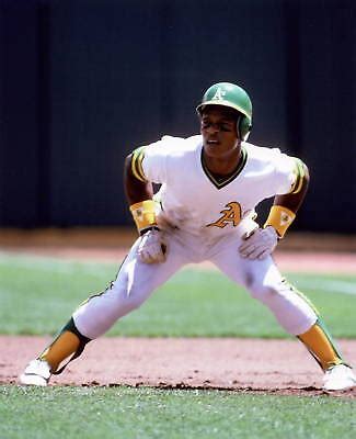 RICKY HENDERSON OAKLAND ATHLETICS 8X10 PHOTO (I-2) | eBay