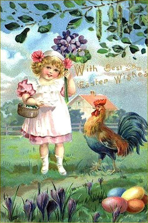 Vintage cartes illustrées Pâques - Balades comtoises | Vintage easter, Vintage easter postcards ...