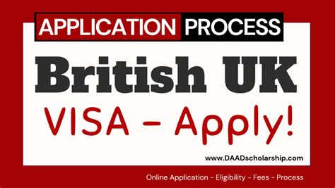 UK VISA Application Process 2023 - Eligibility, Fees, VISA Types - DAAD Scholarship 2025