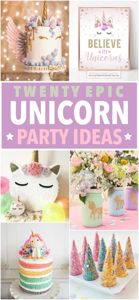 20 Epic Unicorn Party Ideas