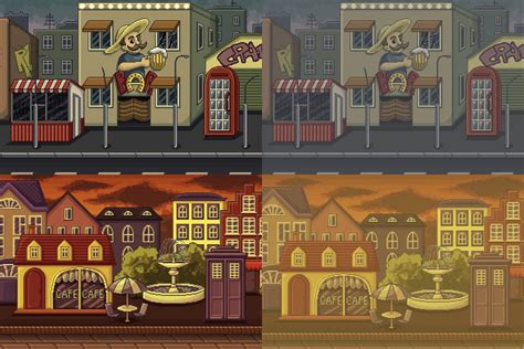 Free Pixel Art Street 2D Backgrounds - CraftPix.net