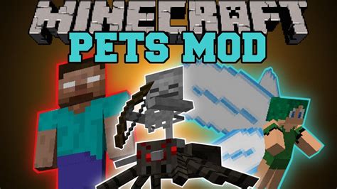 Minecraft : PETS MOD (Summon Companions, Unique Abilities) Familiars Mod Showcase - YouTube