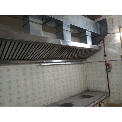 Stainless Steel Kitchen Hood Ventilation System at Rs 5500 in Vasai Virar