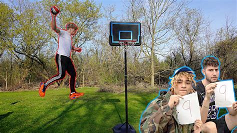 Mini Hoop Basketball Dunk Contest! (INSANE) - YouTube