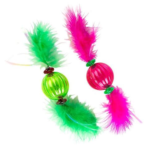 Grreat Choice™ 2-Pack Feather Ball Cat Toy | cat Balls & Chasers | PetSmart | Petsmart, Pet ...