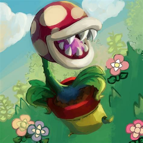 Piranha plant by Fuzzyspirit on DeviantArt