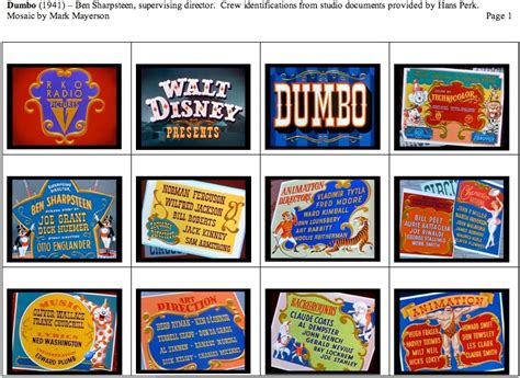 Mayerson on Animation: Dumbo Part 1