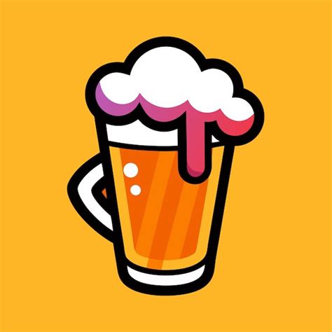 Premium Vector | Beer glass logo design concept