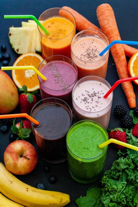 Six Healthy Smoothie Recipes - Dishes With Dad