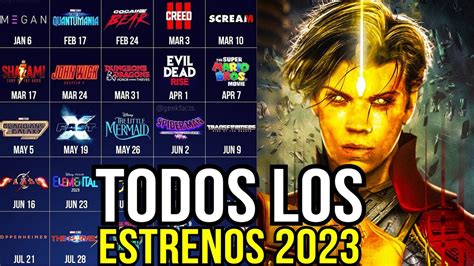 Las películas y series más esperadas 2023, todos los estrenos ordenados - YouTube