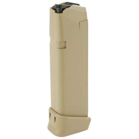 Glock OEM Magazine 19X G17 9MM 19RD Coyote Tan