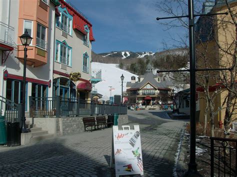 Tremblant Village Streetscape | Mont-tremblant, Blue mountain, Street view