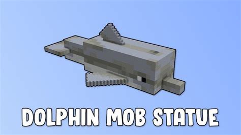 Dolphin Mob Statue Minecraft Map in 2024 | Minecraft statues, Minecraft ...