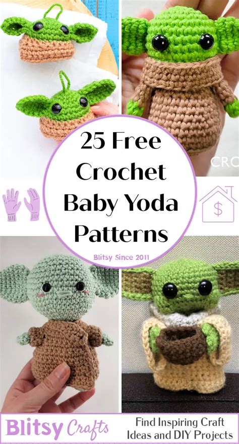 25 Free Baby Yoda Crochet Patterns (Amigurumi Pattern)