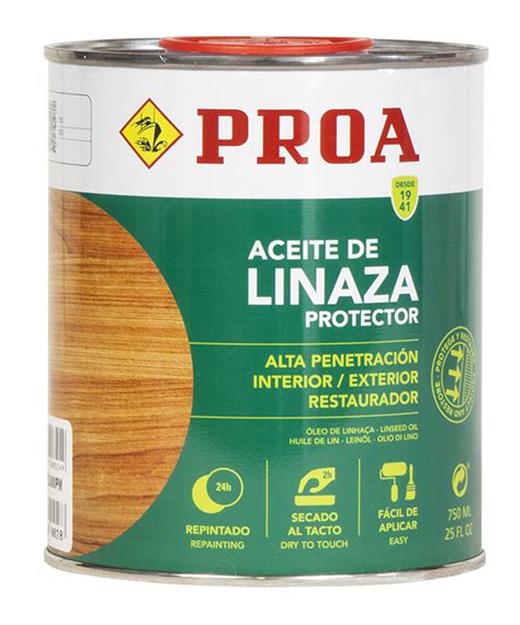 Imprimación aceite de linaza transparente