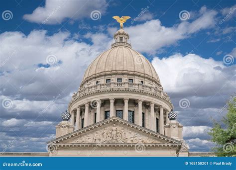 Dome of the Mississippi State Capitol Building Stock Image - Image of ...